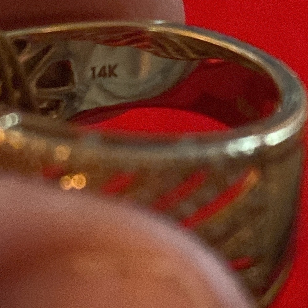 Women Diamond Ring 14K beautiful design - Picture 7 of 9